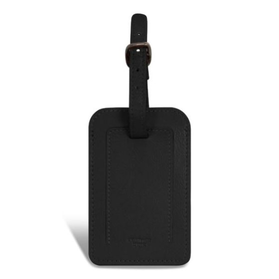 Onyx Leather Luggage Tags Size 2.75
