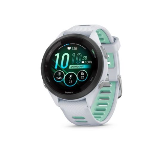 Forerunner 265S Smaller-Sized Running Watch Whitestone/Neo Tropic