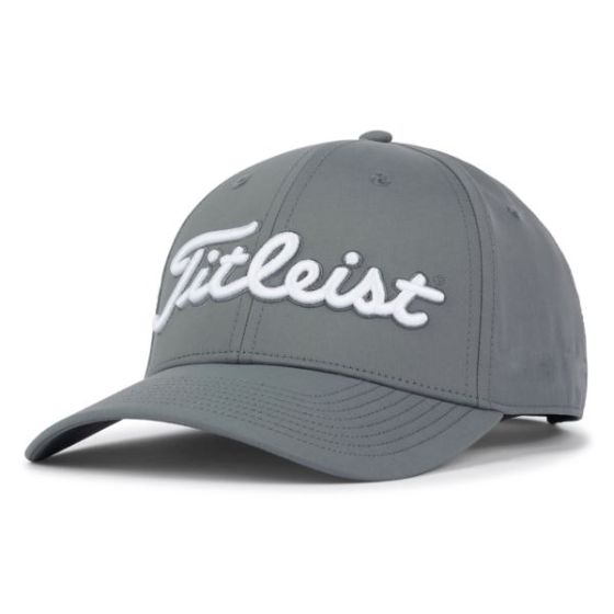 Titleist Blank Tour Performance Golf Hat - Charcoal/White