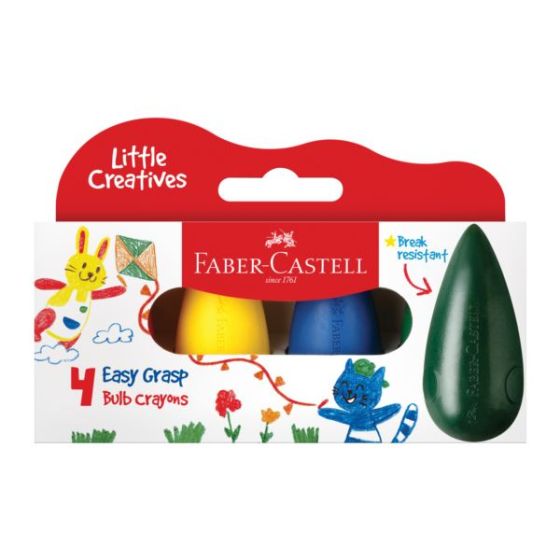 Little Creatives 4ct Easy Grasp Crayons