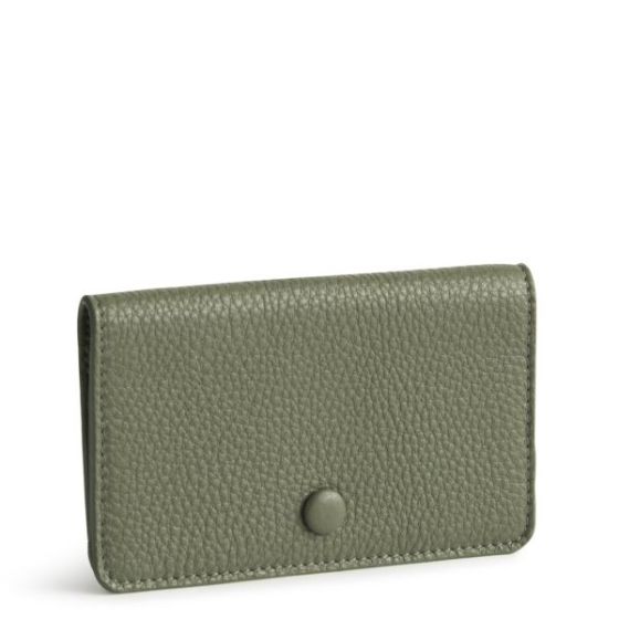 Card Case-Bronze Green-Leather