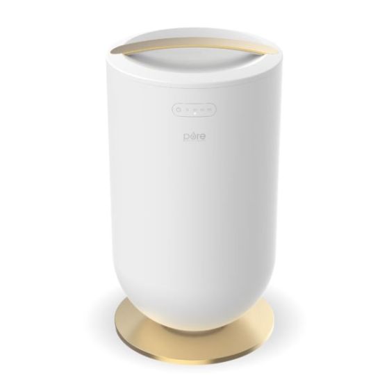 PureBliss Luxury Towel Warmer White/Brushed Gold