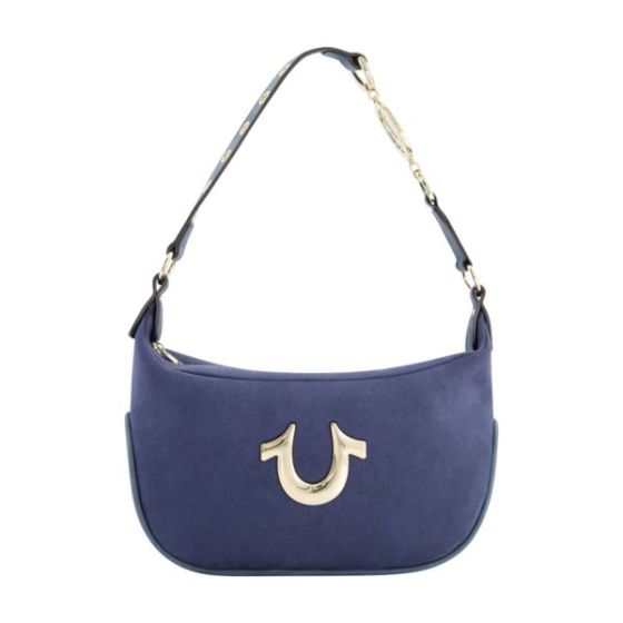 Horseshoe Link Eyelet Hobo Bag Size 6.25 X 11.5''