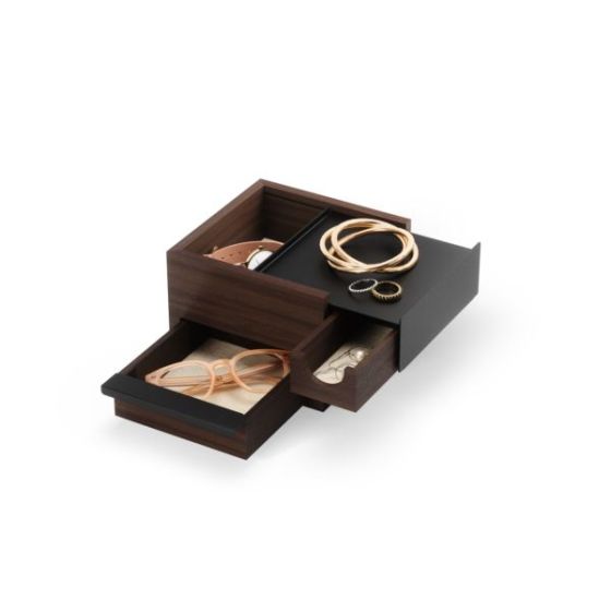 Stow It Mini Jwl Box Blk/White