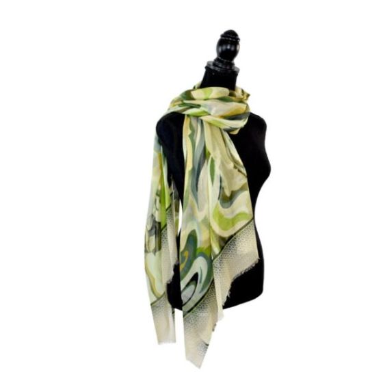 Brisa Retro Swirl Scarf