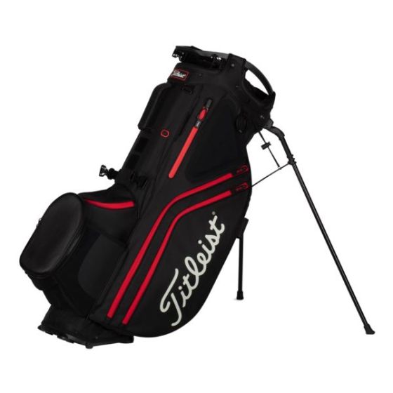 Hybrid 14 Stand Bag - Black/Black/Red