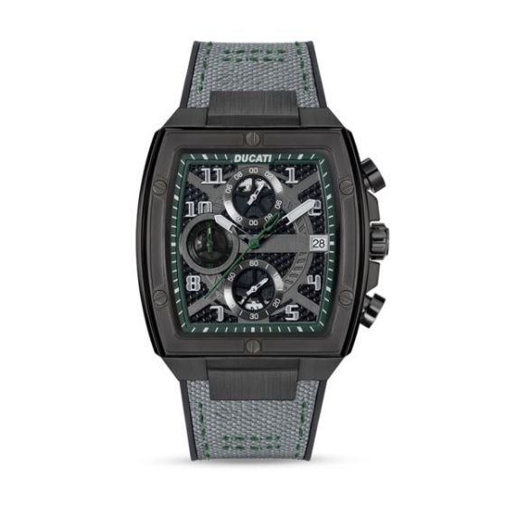 Ducati Chronograph Watch Black Dial Size Mens Stand