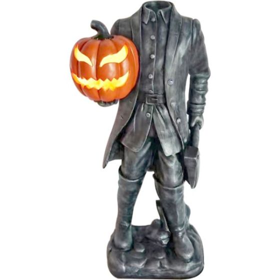 44-in. Headless Horseman Statue