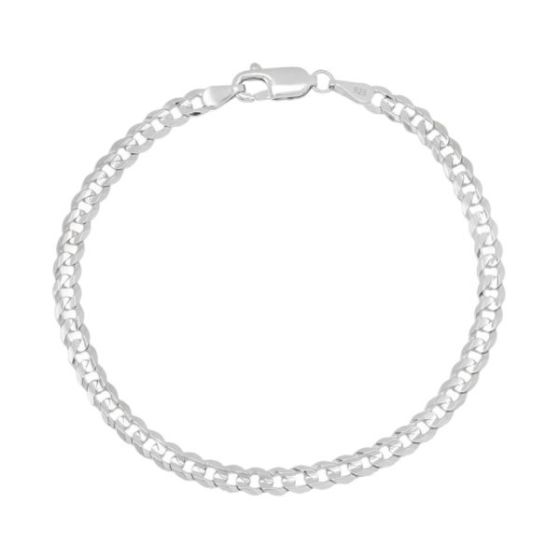 Sterling Silver Curb Bracelet
