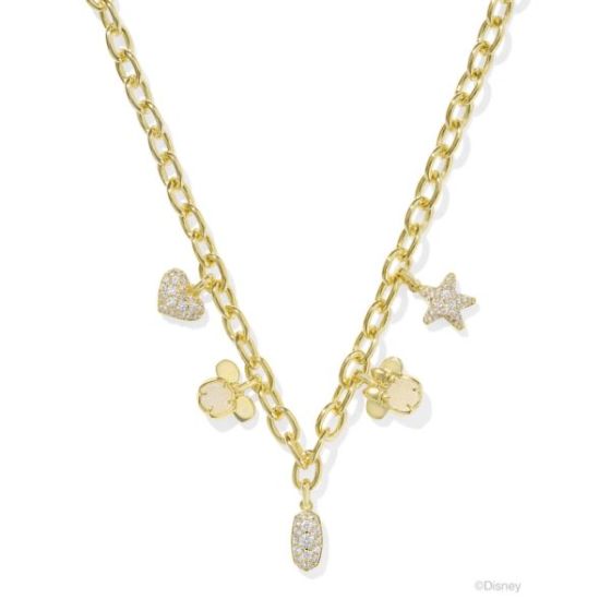 Mickey Minnie Charm Necklace