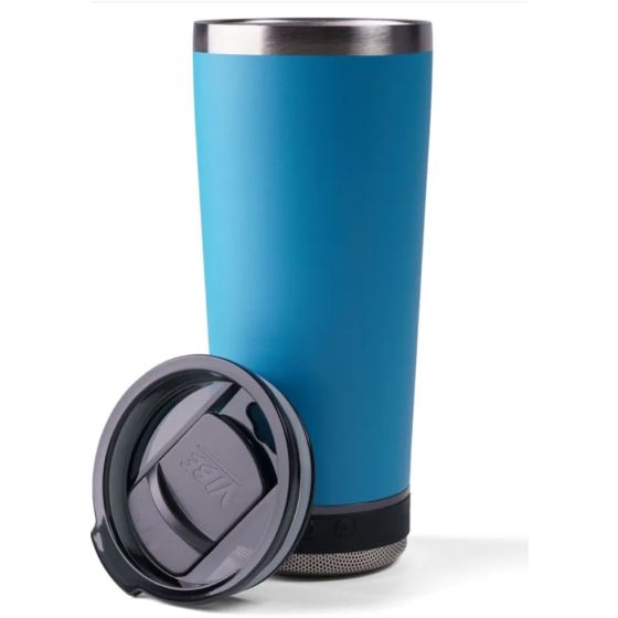 VIBE 18 oz Tumbler - Choice of 1 BASE:SoloSpeaker Powerbank Beacon -Waterblue