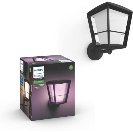 Philips Hue Econic White and Color Ambiance Outdoor Wall Light