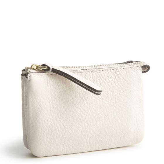Accordion Card Case-Cottage Cream-Leather