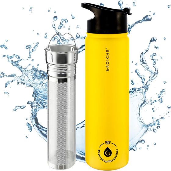 Chicago Steel 22oz Infuser Tumbler - Honey Yellow