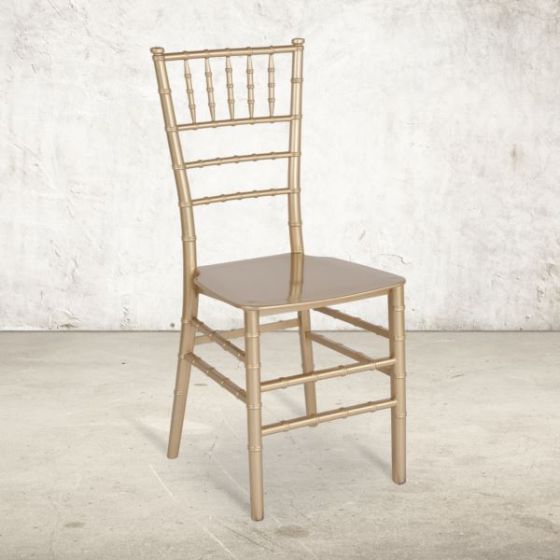 Gold Stackable Resin Chiavari Chair - Hospitality and Event Seating