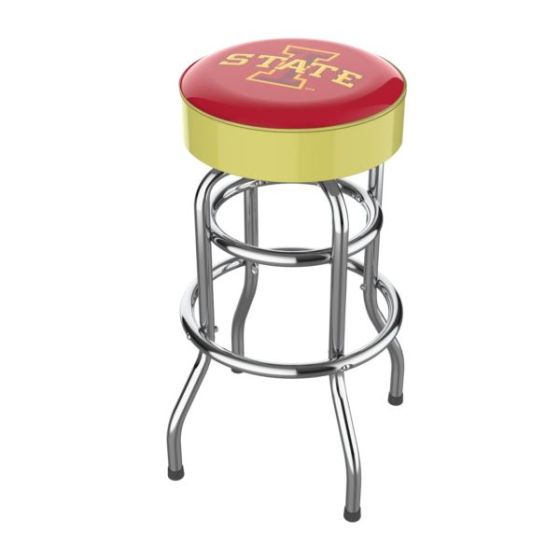Iowa State University Chrome Bar Stool