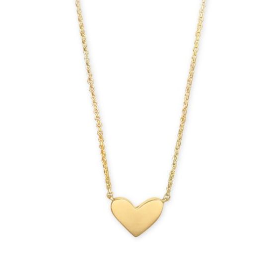 Ari Heart Short Pendant Necklace