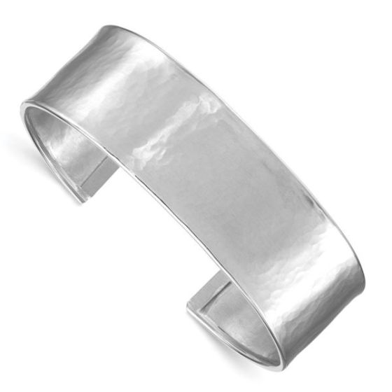 Sterling Silver Hammered Cuff Bracelet