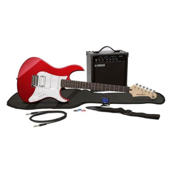 Gigmaker Electric Guitar PAC012 w/ Amp Guitar Package Red