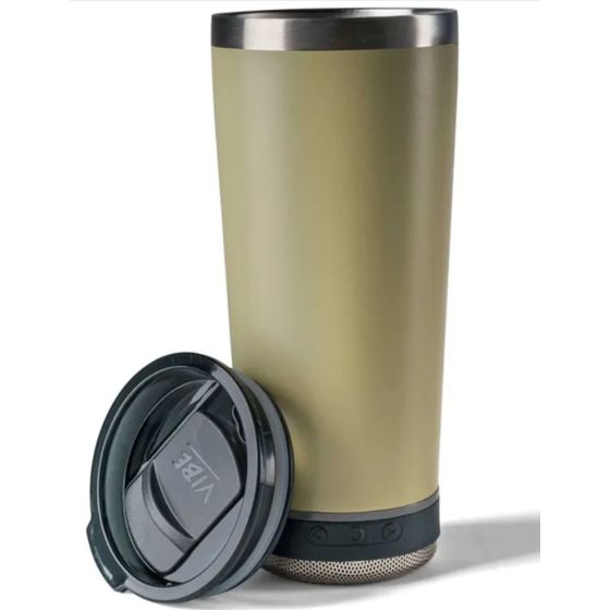 VIBE 18 oz Tumbler - Choice of 1 BASE:SoloSpeaker Powerbank Beacon-Sandstone