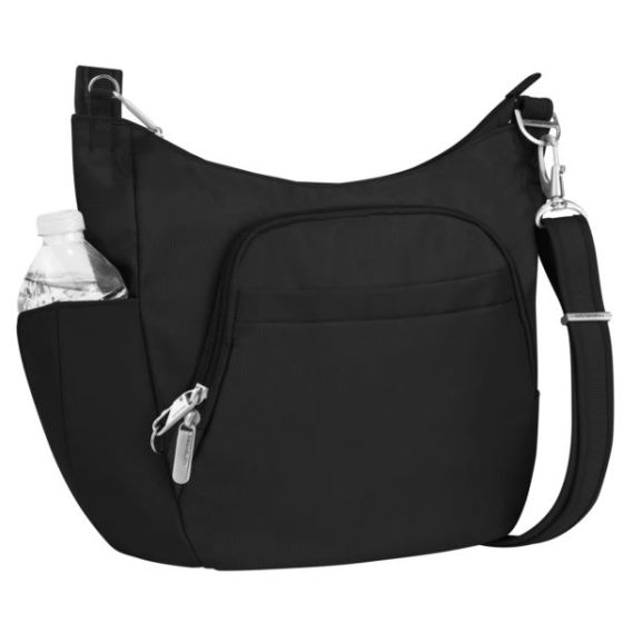 Anti-Theft Classic Crossbody Bucket Bag Black