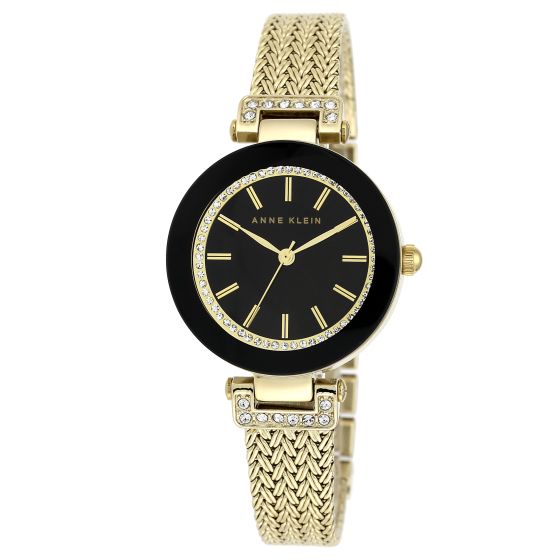Women's Swarovski Crystal Covered Dial Mesh Bracelet Watch