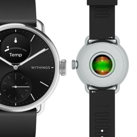 Withings ScanWatch 2 - 38mm - Black/Silver