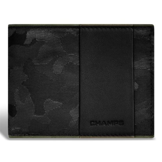 Camo Leather Top Wing Wallet Size 4.5