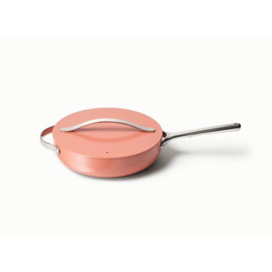 4.5qt Nonstick Ceramic Saute Pan w/ Lid Perracotta