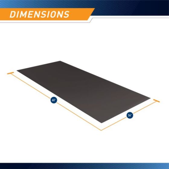 Fitness Equipment Mat and Floor Protector for Treadmills, Exercise Bikes, and Accessories