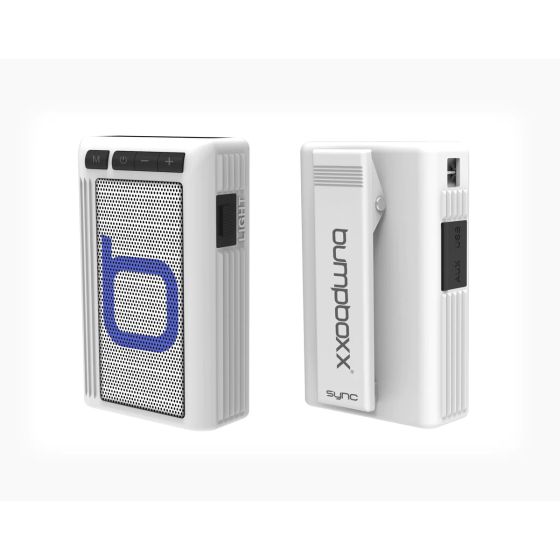 Bumpboxx Retro Pager Beeper Portable Bluetooth Speaker - White
