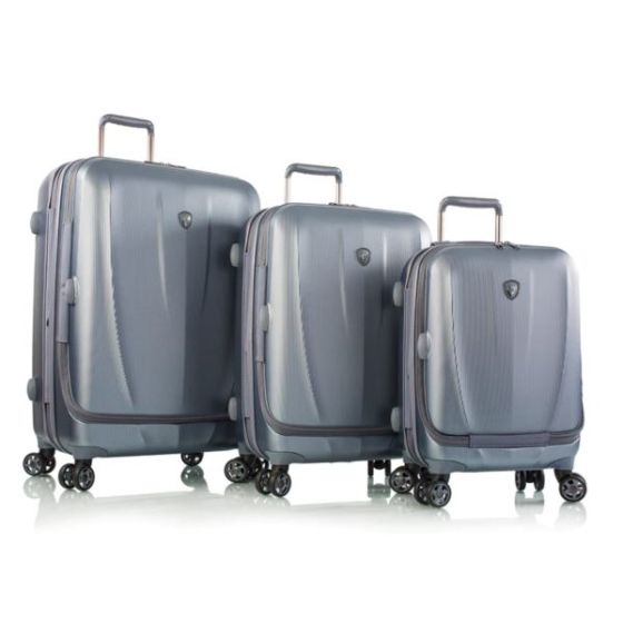 Heys Luggage Vantage Smart Access 100% PC 3pc Luggage Set  - Slate Blue