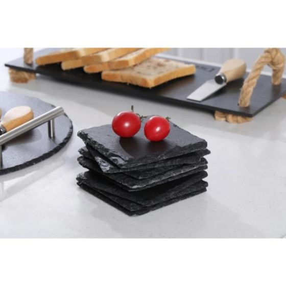 Slate Stone Drink Coasters (Set of 5)