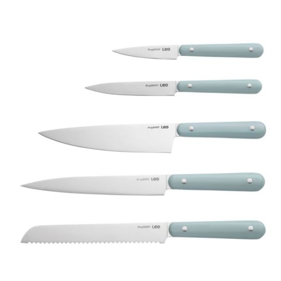 Leo 5pc Complete Knife Set, Slate