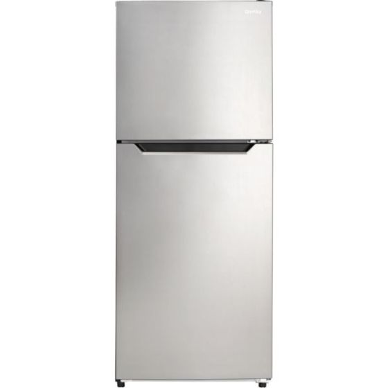 10.1 Cu. Ft. Apartment-Size Refrigerator with Top-Mount Freezer and Spotless Steel Doors