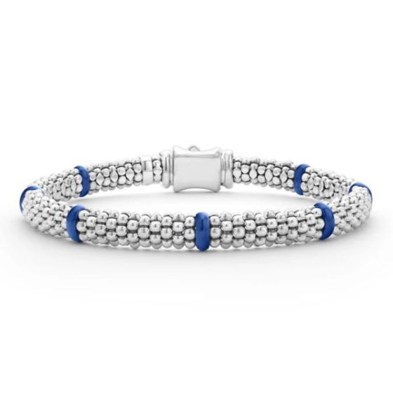 Ceramic Station Caviar Bracelet Size 6.25