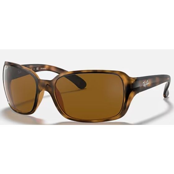 Ray-Ban Glamour Wrap Ladies Sunglasses Polarized Size 60