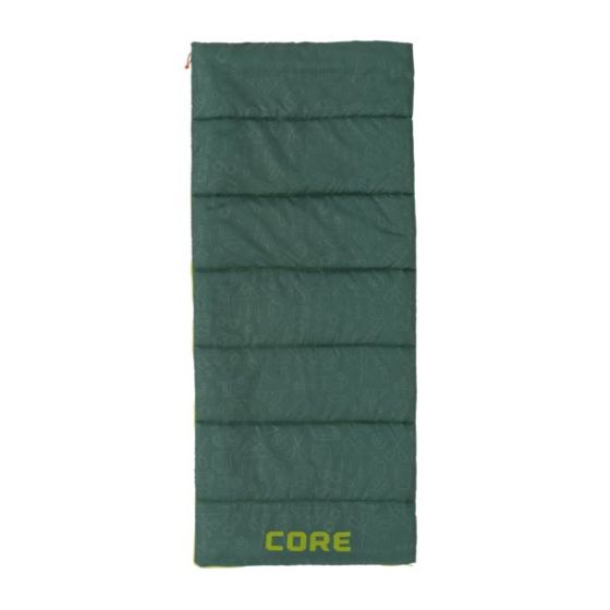 Warm Weather Youth Sleeping Bag Teal Meadow