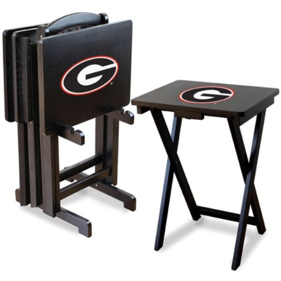 University of Georgia TV Trays w/Stand