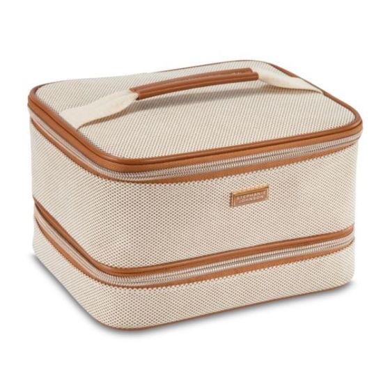 Stephanie Johnson - Tropea Jenny Train Case - Ivory
