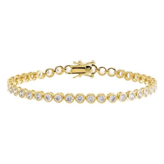 Bezel Tennis Bracelet Size 7