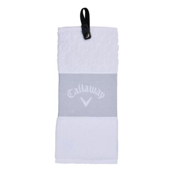 Callaway Trifold Towel - White