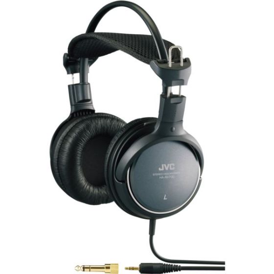 Full-Size Over Ear Wired Headphones w/ Deep Bass Black
