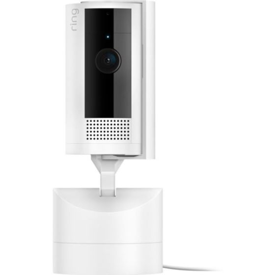 Pan-Tilt Indoor Security Cam: White