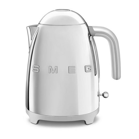 Smeg 50's Retro Style Aesthetic Kettle-Slate Gray Stainless Steel