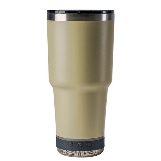 VIBE 28 oz Tumbler - Pro Speaker -Sandstone