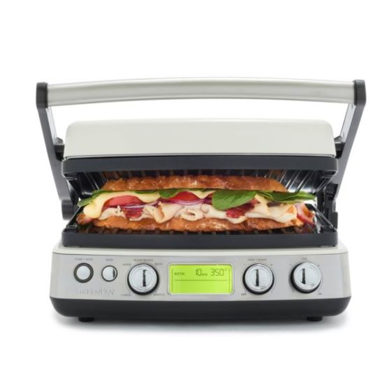 Elite Multi Grill/Griddle/Waffle Maker Cloud Cream