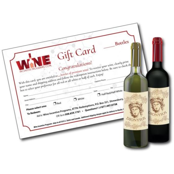 Wine Galaxy's Wine & Wine Gift Card - 4 bottles, All White