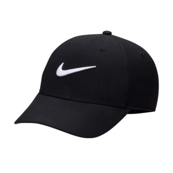 Nike Dri-Fit Club Structured Swoosh Cap - Black/White/M/L