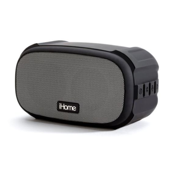 PlayTough X Water & Shock Resistant Bluetooth Speaker Black